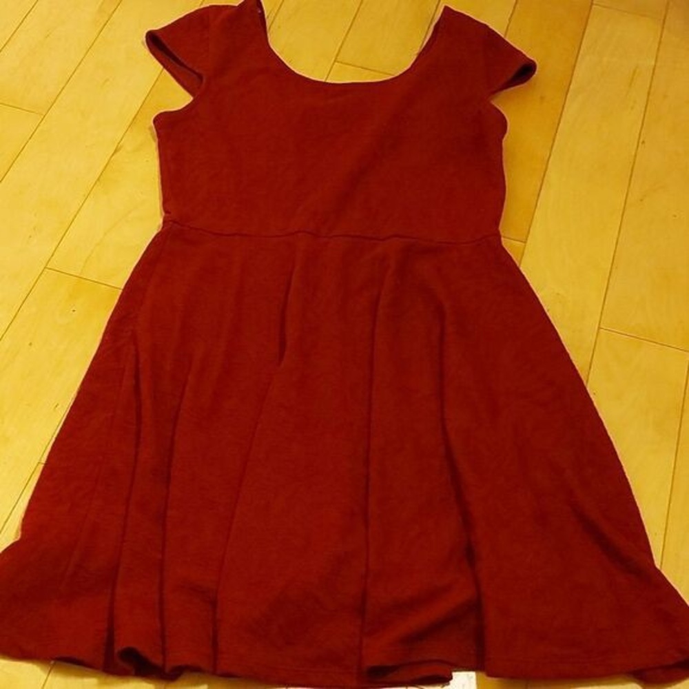 Mossimo Stretch Red Dress